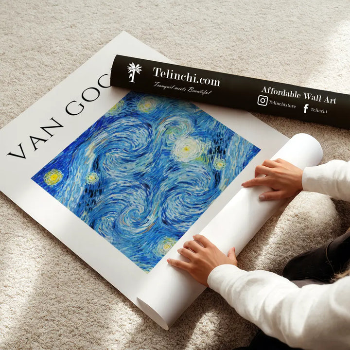 Starry Night (1889) by Vincent van Gogh