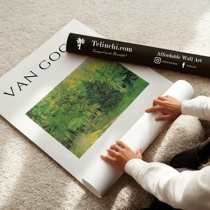 Lane in a Public Garden (1888) by Vincent van Gogh