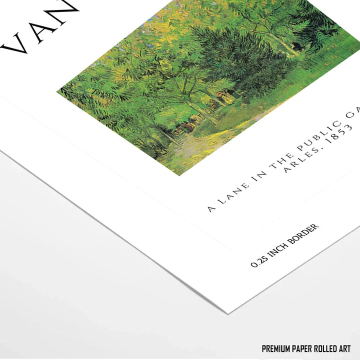 Lane in a Public Garden (1888) by Vincent van Gogh