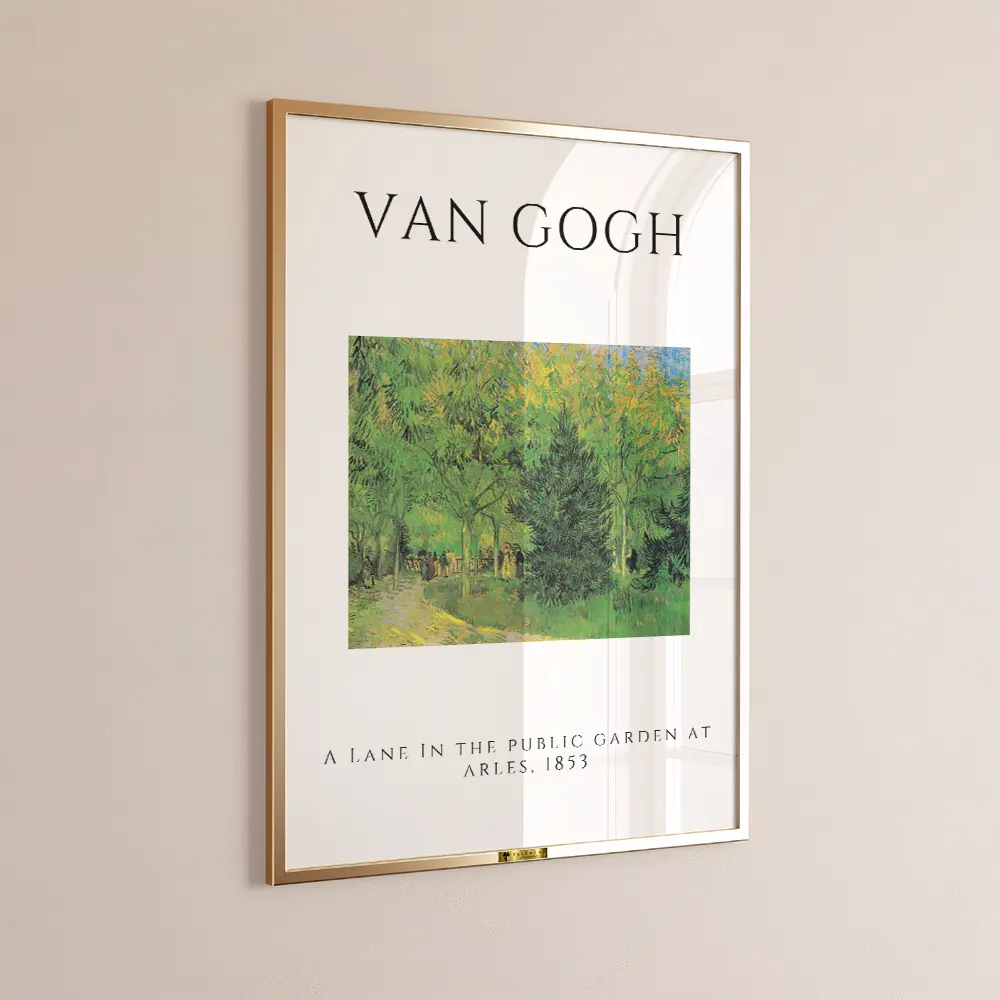 Lane in a Public Garden (1888) by Vincent van Gogh