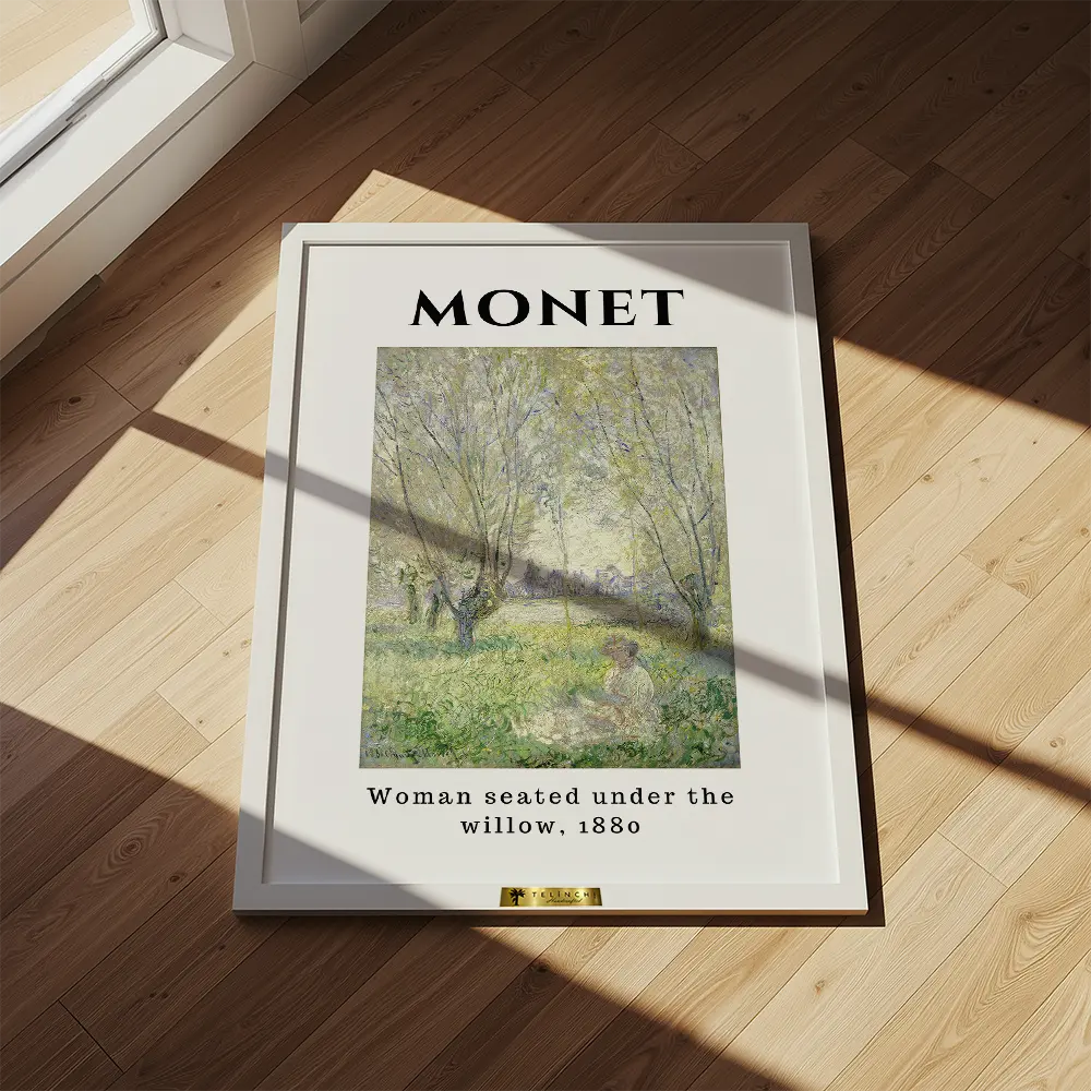 Woman Under the Willow, Claude Monet Art Painting