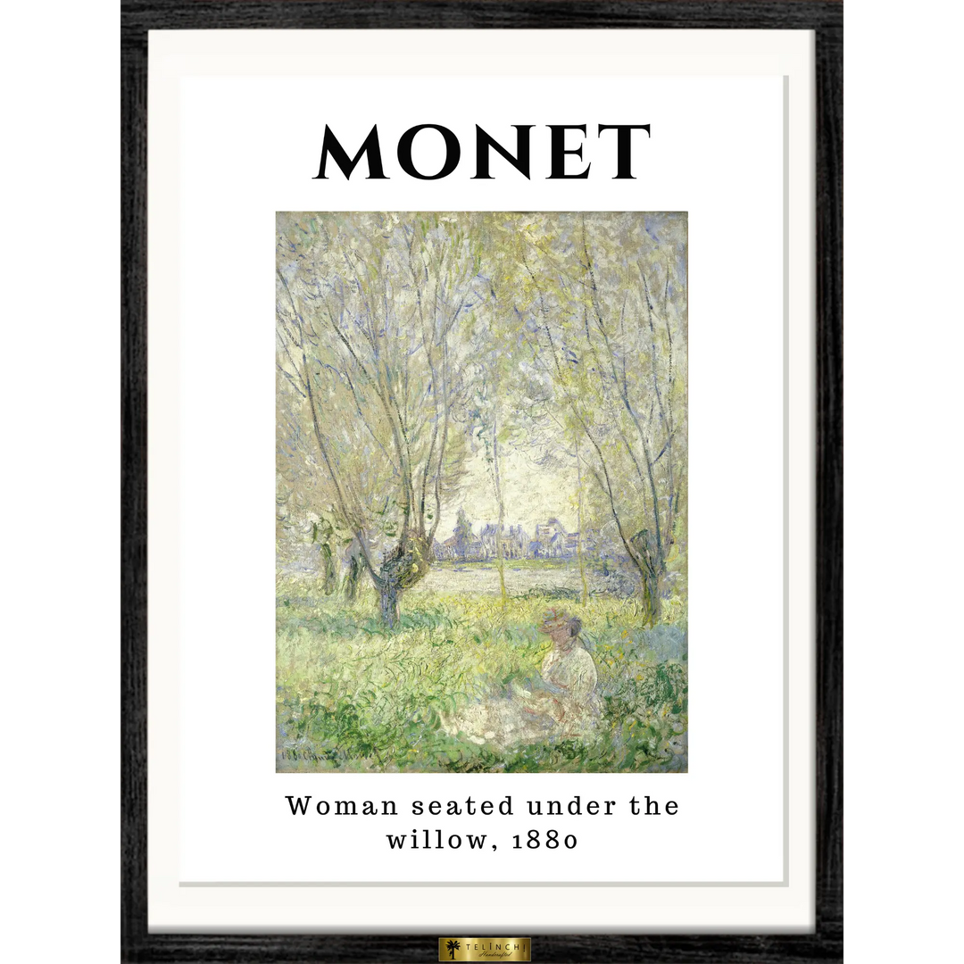 Woman Under the Willow, Claude Monet Art Painting