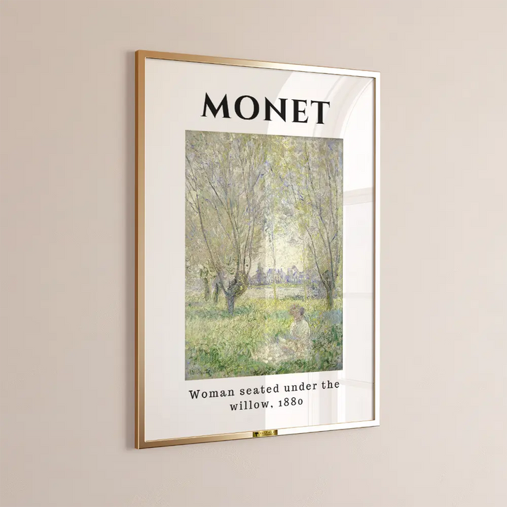 Woman Under the Willow, Claude Monet Art Painting