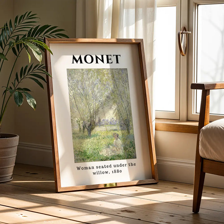 Woman Under the Willow, Claude Monet Art Painting