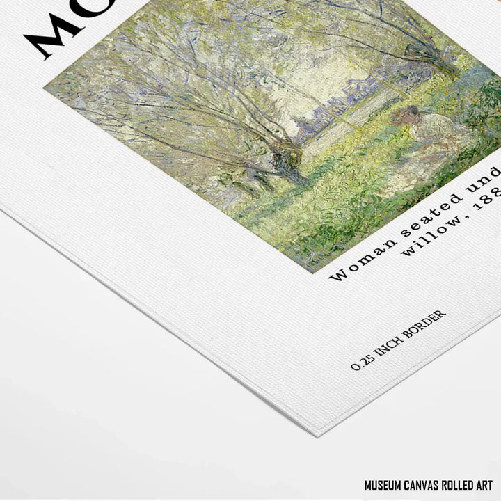 Woman Under the Willow, Claude Monet Art Painting