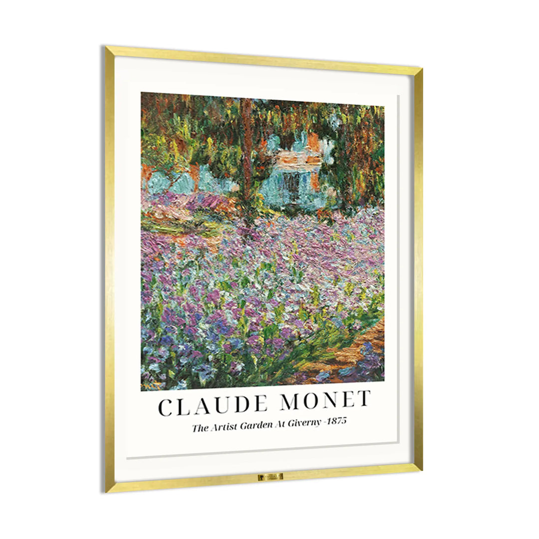Giverny Garden Bliss, Claude Monet Popular Painting