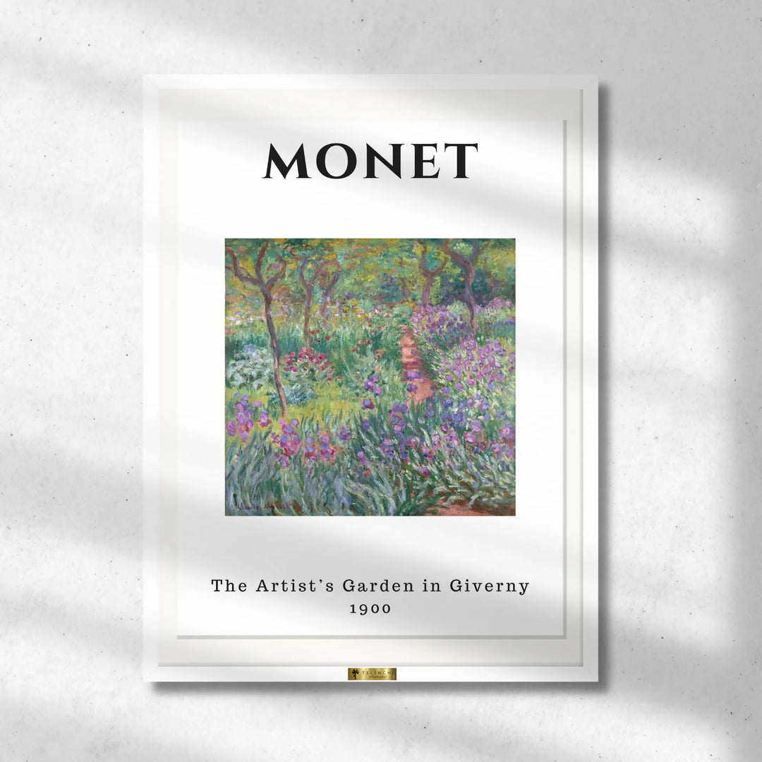 Giverny Garden Bliss, Claude Monet Popular Painting
