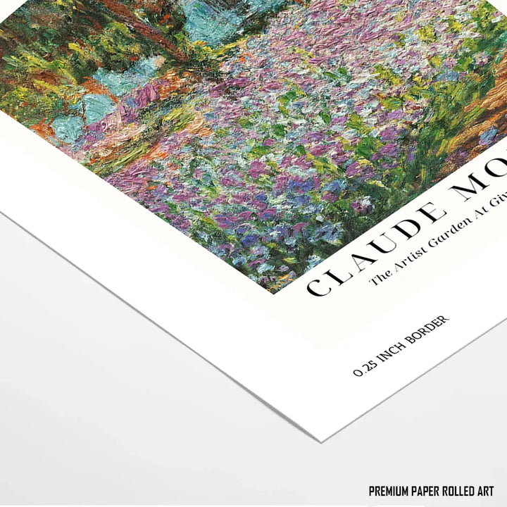 Giverny Garden Bliss, Claude Monet Popular Painting