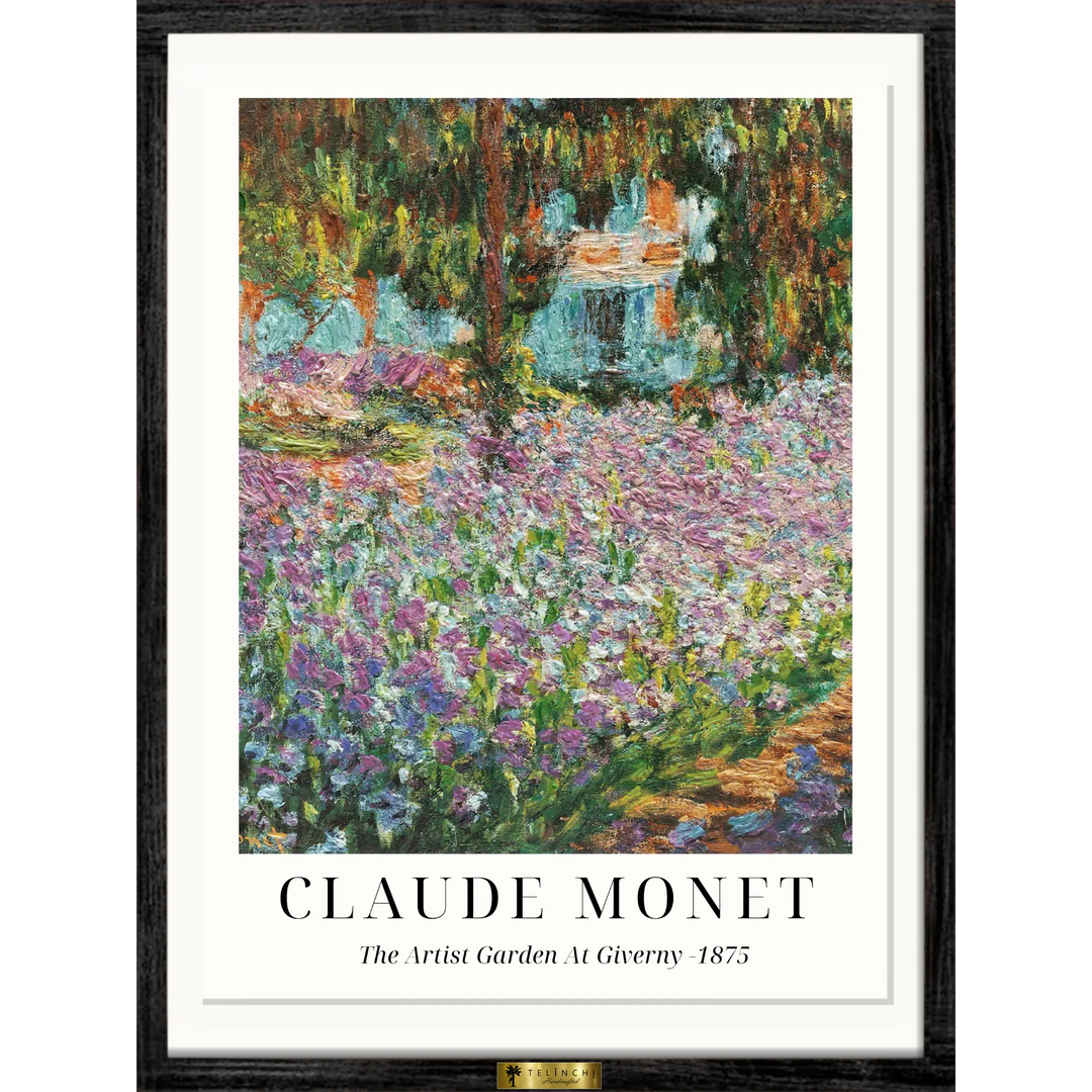 Giverny Garden Bliss, Claude Monet Popular Painting
