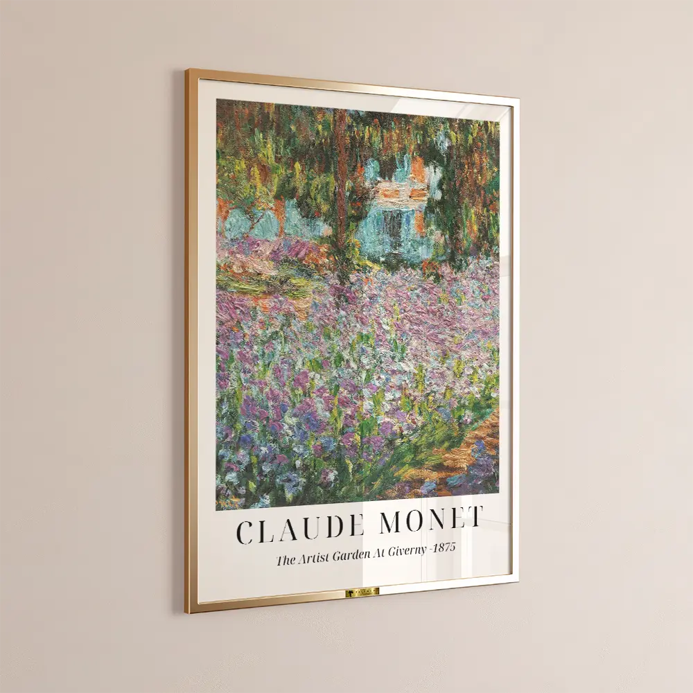 Giverny Garden Bliss, Claude Monet Popular Painting