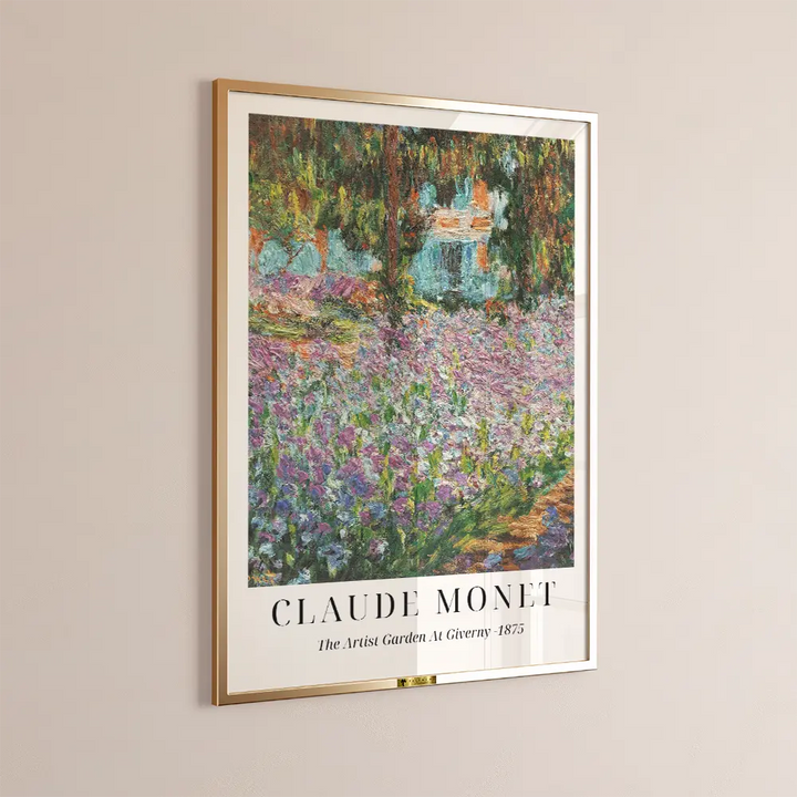 Giverny Garden Bliss, Claude Monet Popular Painting