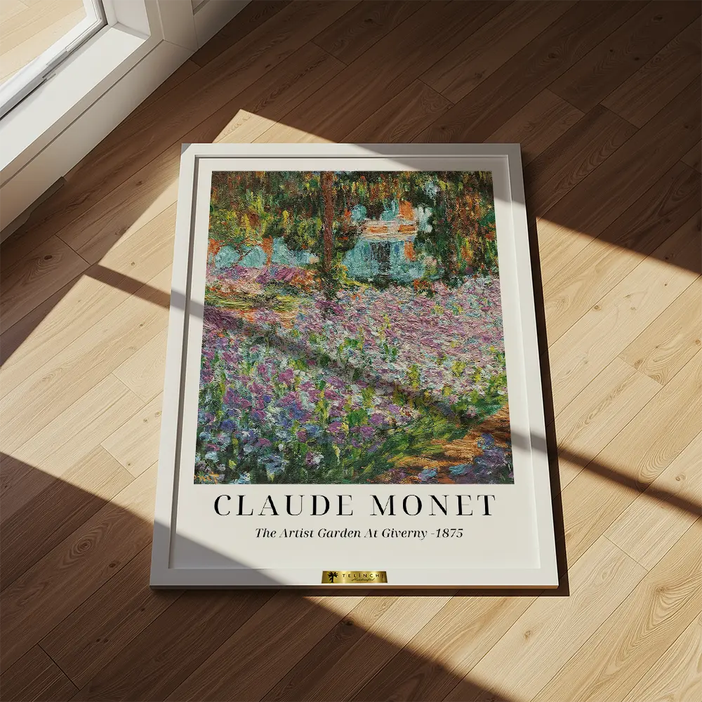 Giverny Garden Bliss, Claude Monet Popular Painting