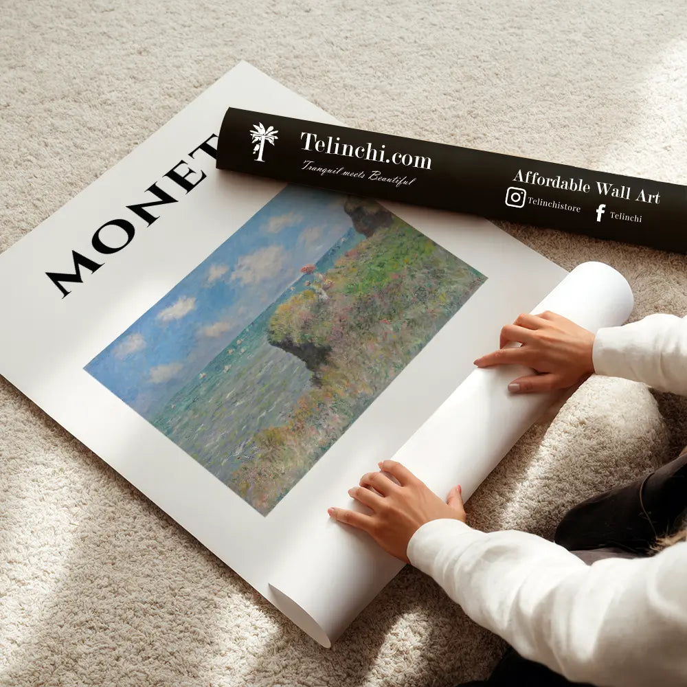 Cliff Walk Dream, Claude Monet Popular Painting