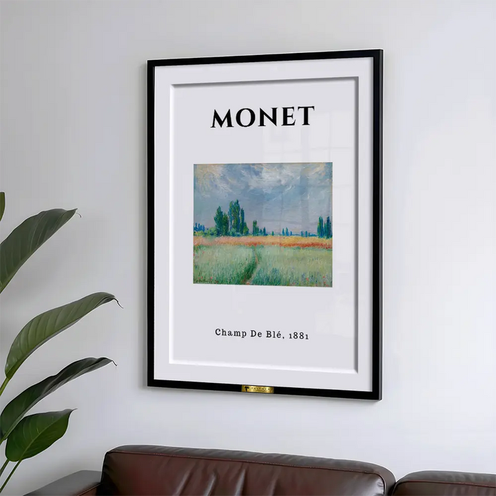 Golden Wheat Fields, Claude Monet Art Painting