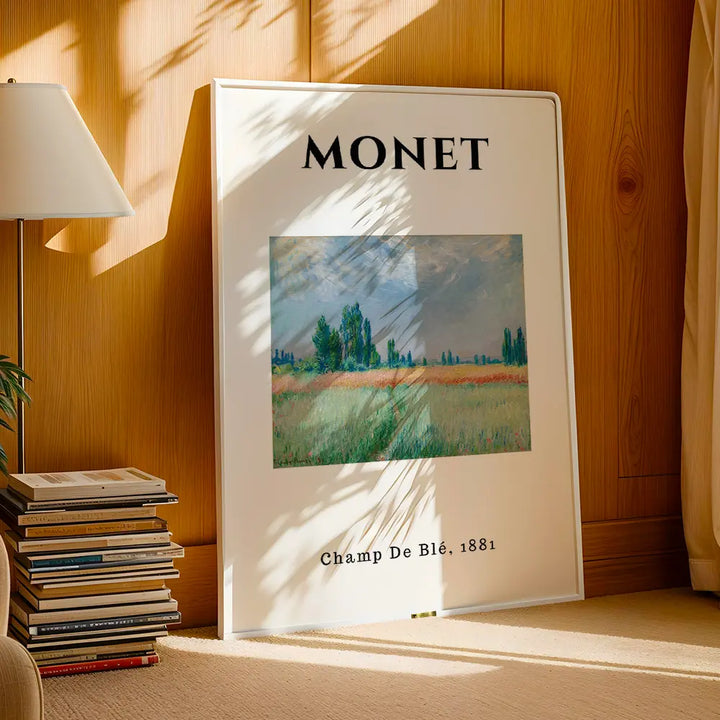 Golden Wheat Fields, Claude Monet Art Painting