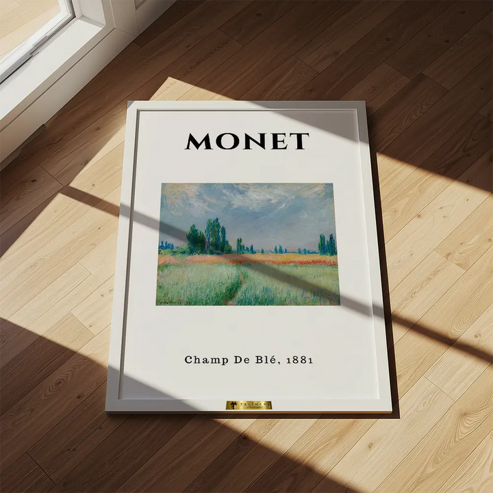 Golden Wheat Fields, Claude Monet Art Painting