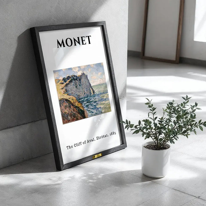 The Cliff of Aval, Claude Monet Popular Painting