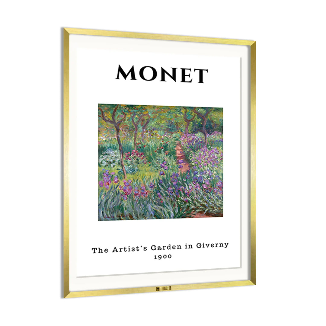 Artists Garden in Giverny, Claude Monet Popular Painting