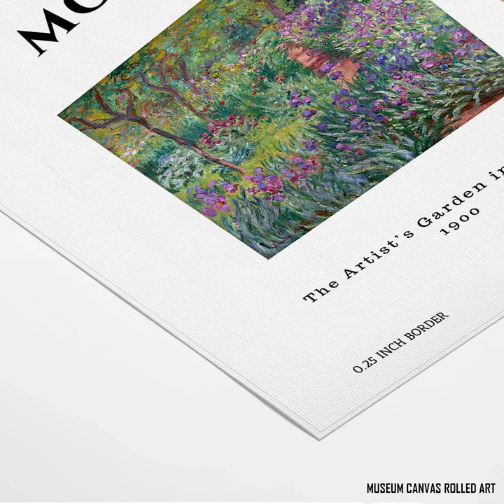 Artists Garden in Giverny, Claude Monet Popular Painting