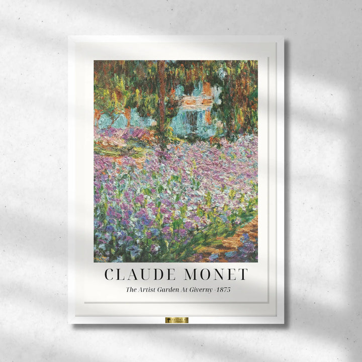 Artists Garden in Giverny, Claude Monet Popular Painting