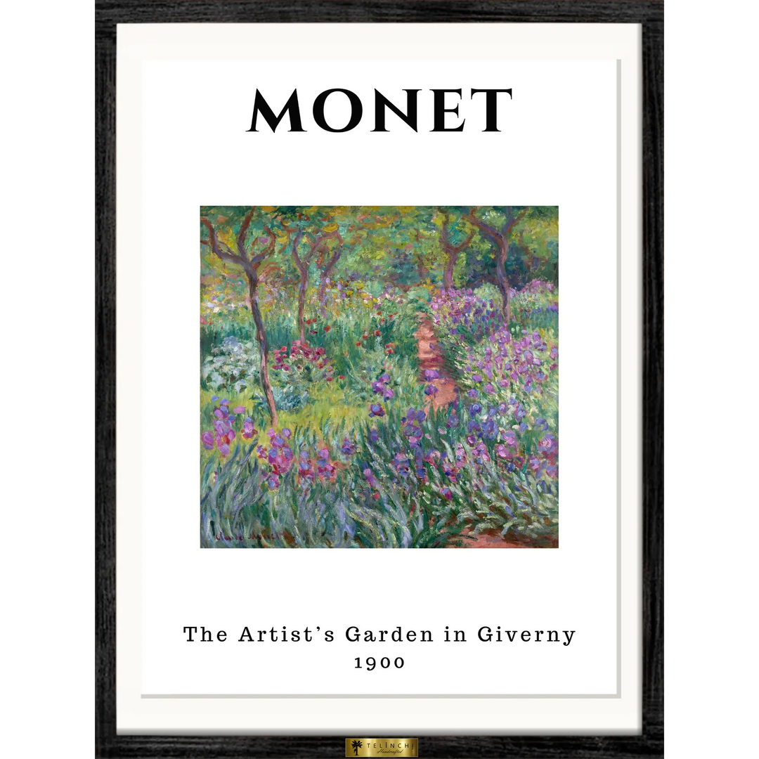 Artists Garden in Giverny, Claude Monet Popular Painting