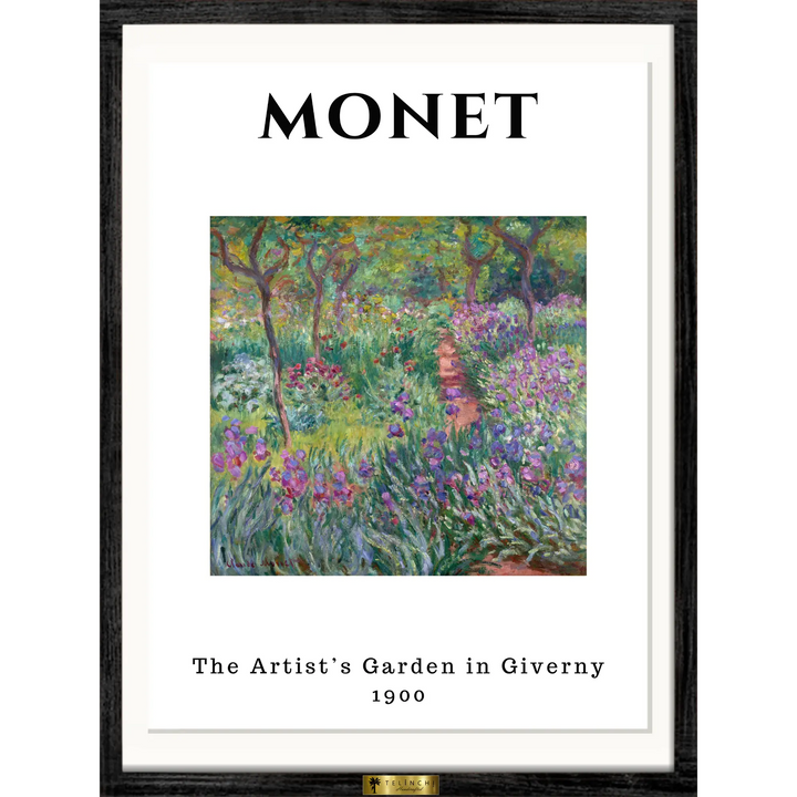 Artists Garden in Giverny, Claude Monet Popular Painting