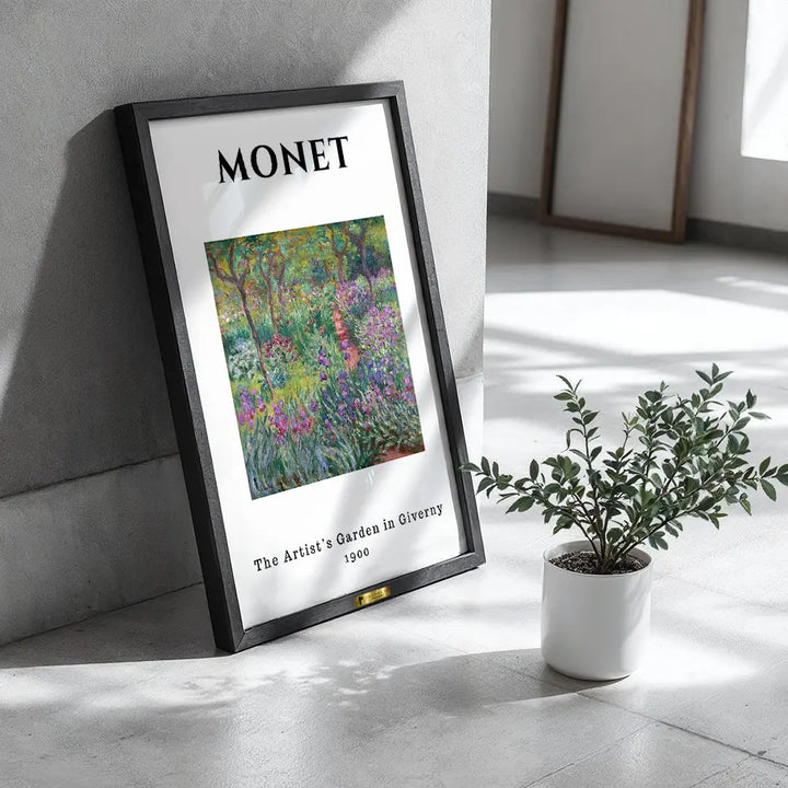 Artists Garden in Giverny, Claude Monet Popular Painting