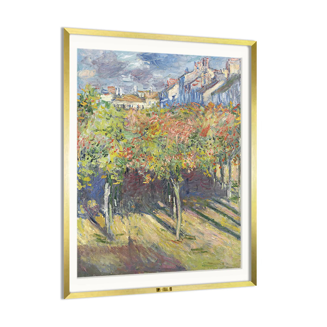 The Lindens of Poissy by, Claude Monet Popular Painting