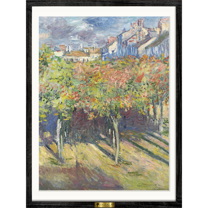 The Lindens of Poissy by, Claude Monet Popular Painting