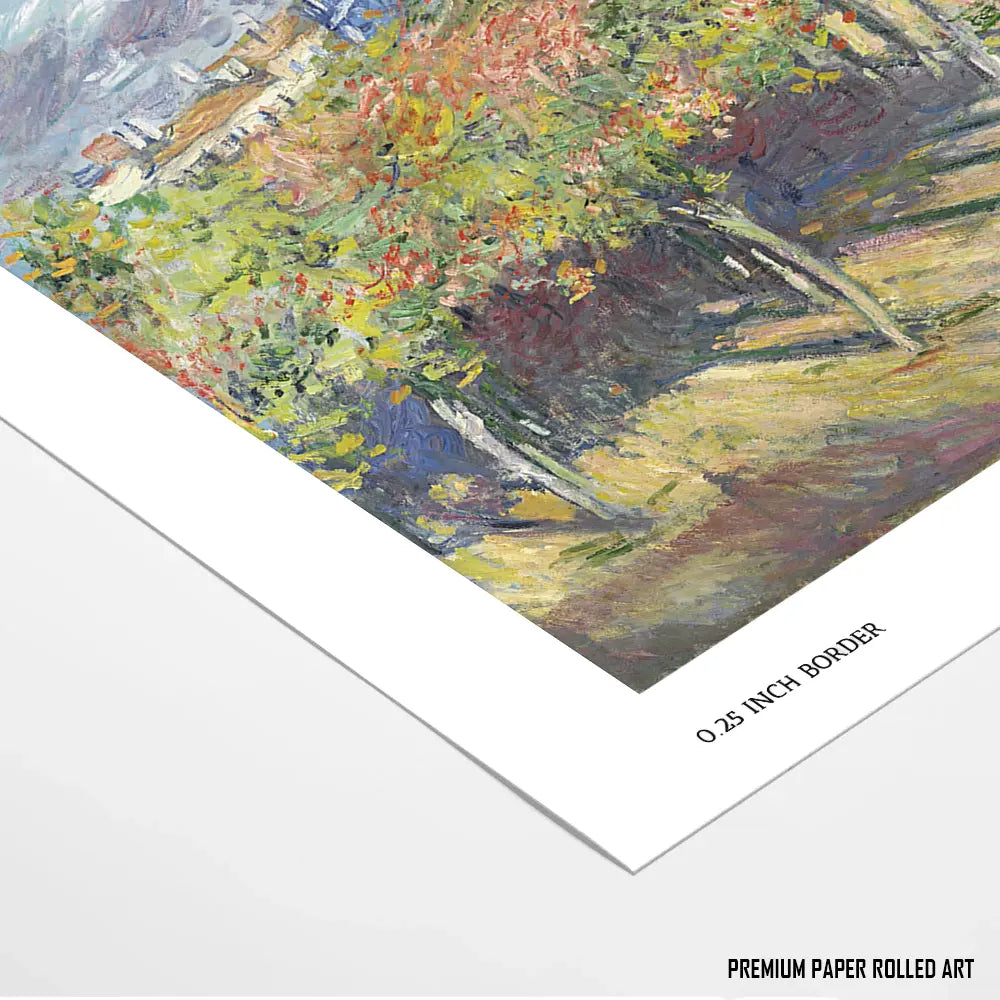 The Lindens of Poissy by, Claude Monet Popular Painting