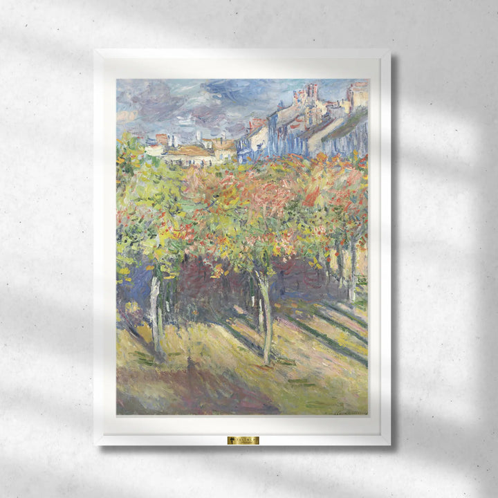 The Lindens of Poissy by, Claude Monet Popular Painting