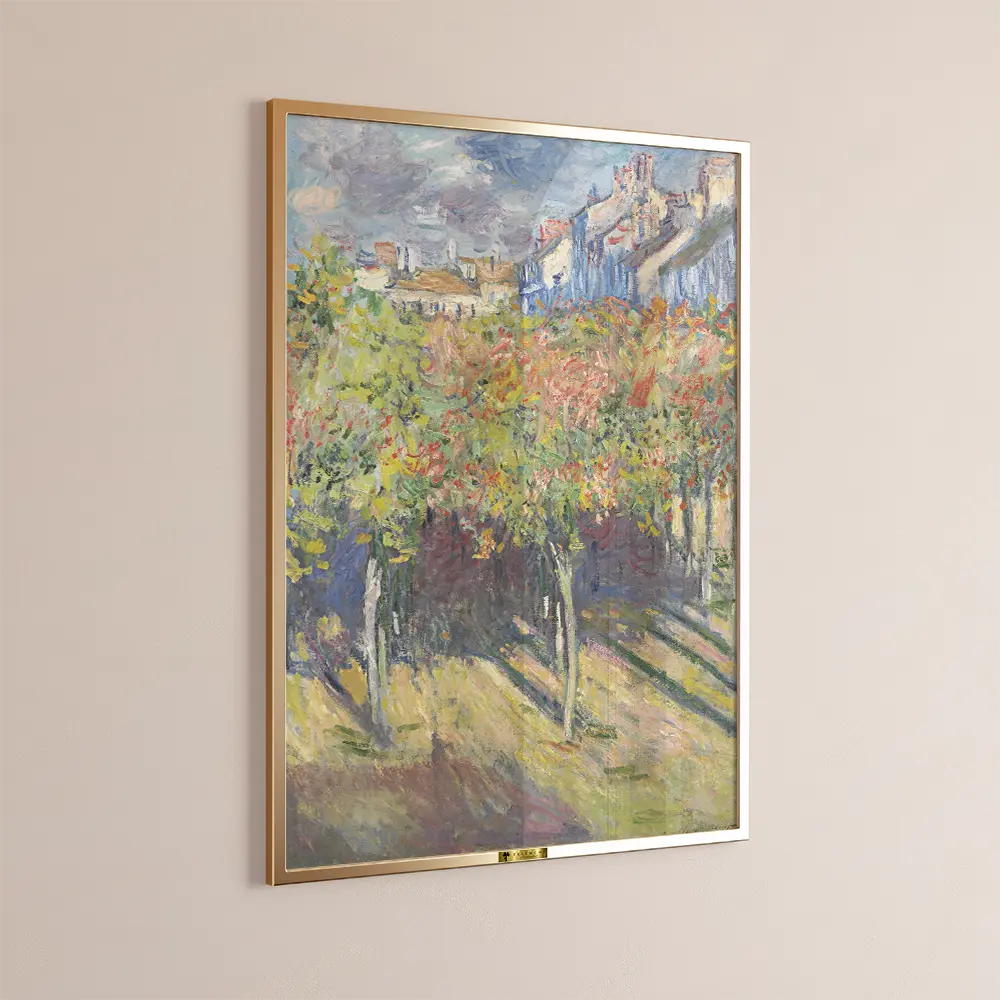 The Lindens of Poissy by, Claude Monet Popular Painting