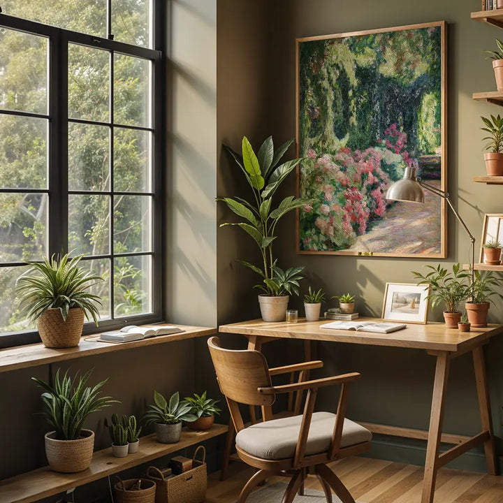 Hydrangeas by, Claude Monet Painting