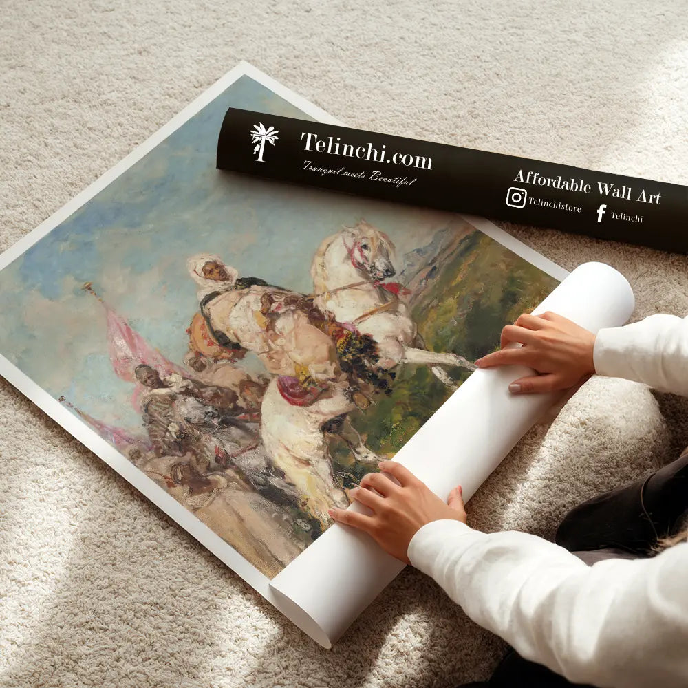 The Rider in the Desert by Henri Rousseau