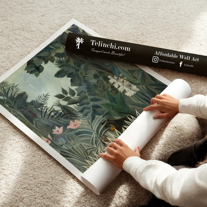 Exotic Landscape by Henri Rousseau