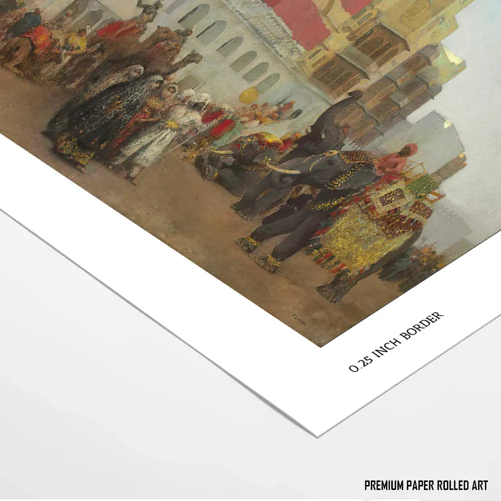 Elephants in a Festive Parade