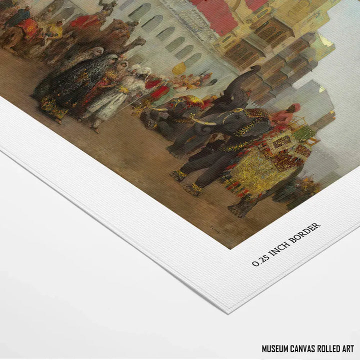 Elephants in a Festive Parade