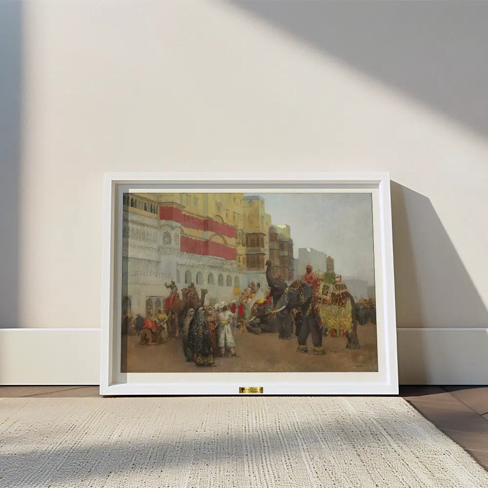 Elephants in a Festive Parade