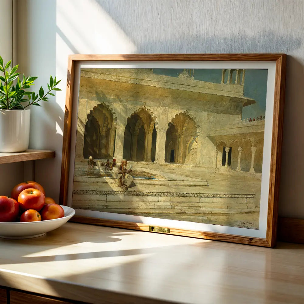 A Quiet Morning in the Courtyard