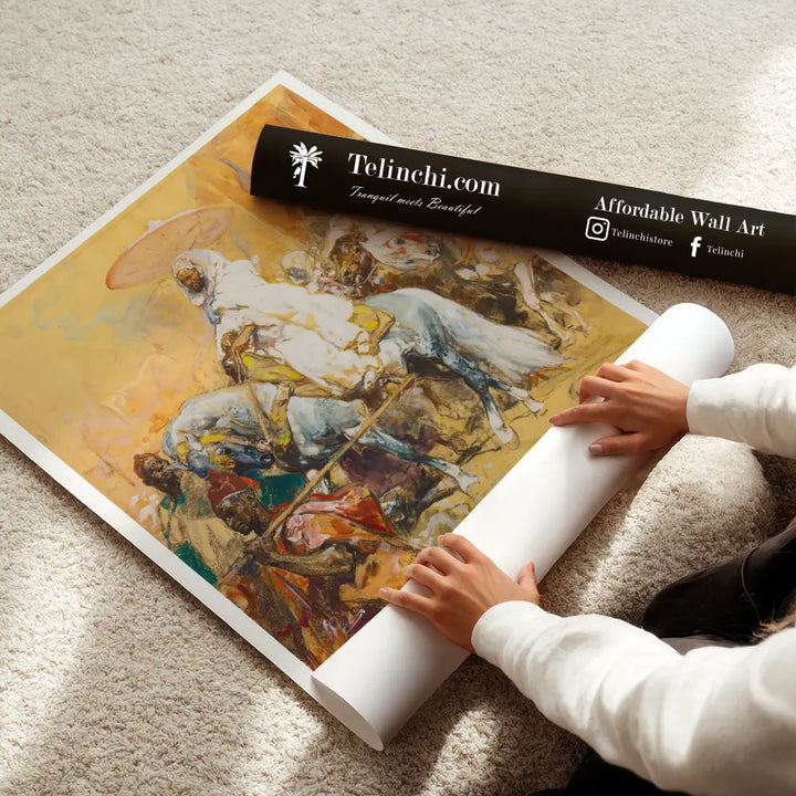 Moroccan Horsemen by Henri Rousseau