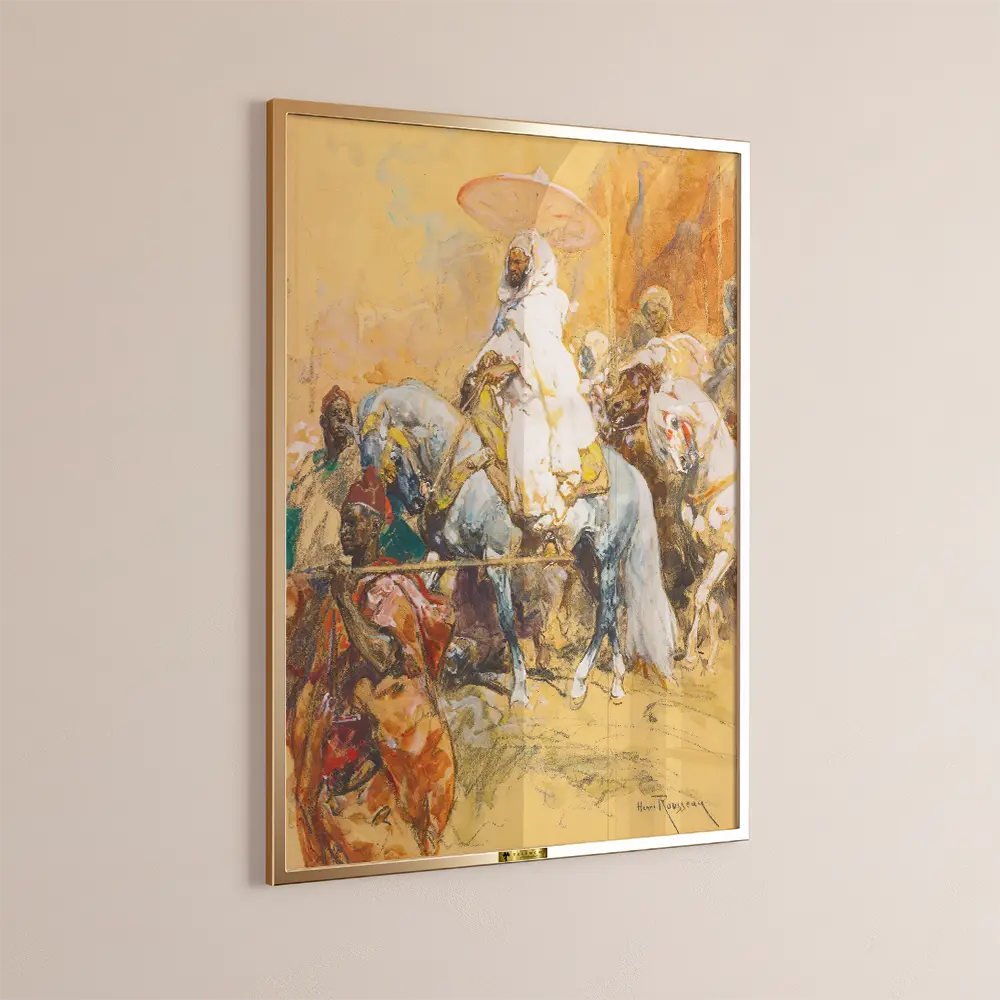 Moroccan Horsemen by Henri Rousseau