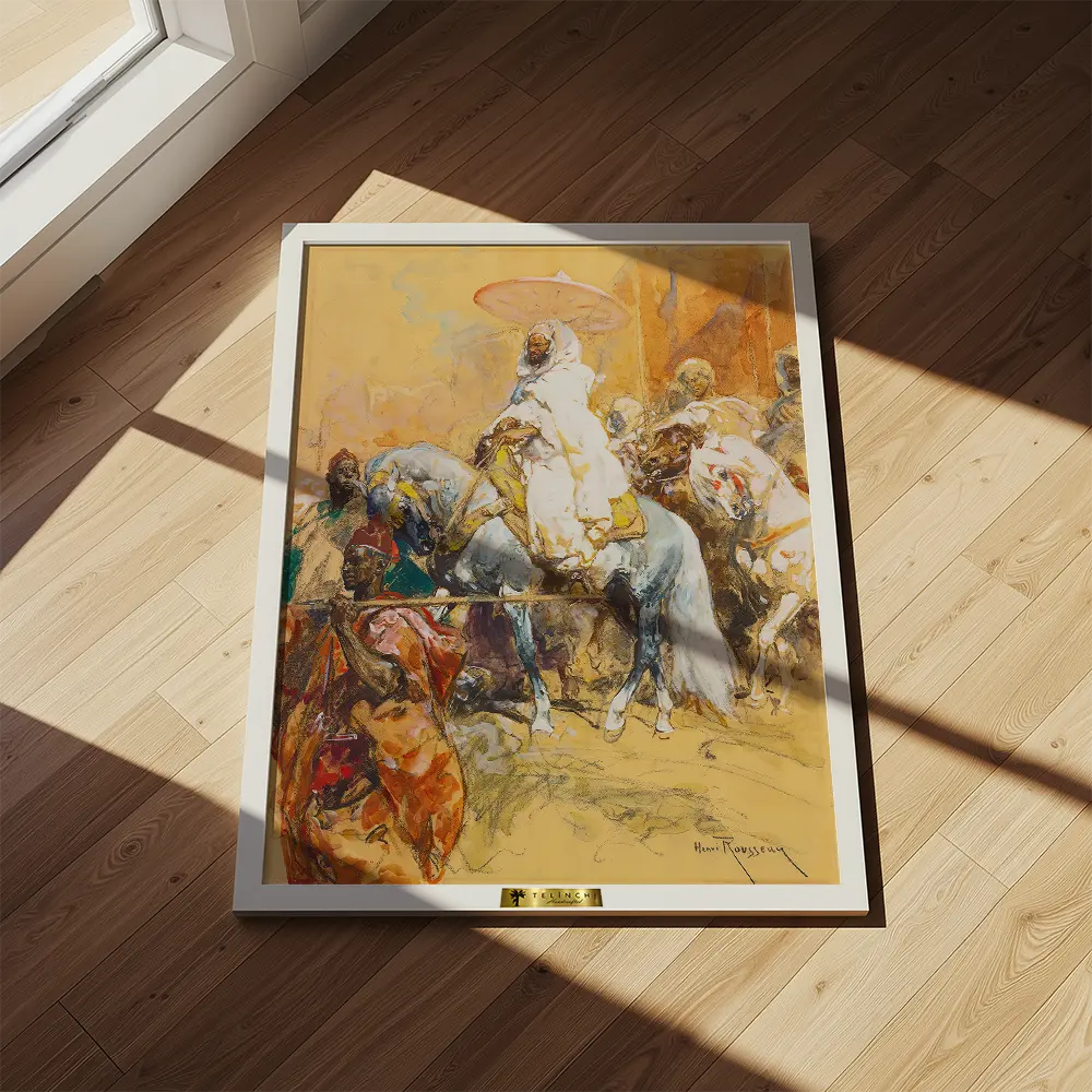 Moroccan Horsemen by Henri Rousseau