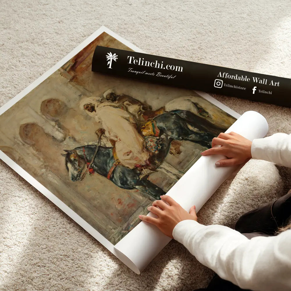 Horseman Leaving a Palace.