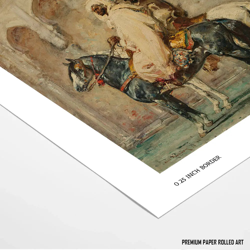 Horseman Leaving a Palace.