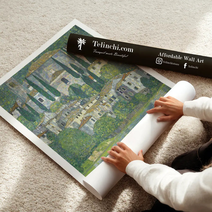 Church in Cassone by Gustav Klimt