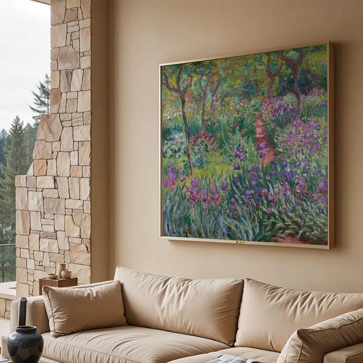 Irises by,  Claude Monet Popular Painting