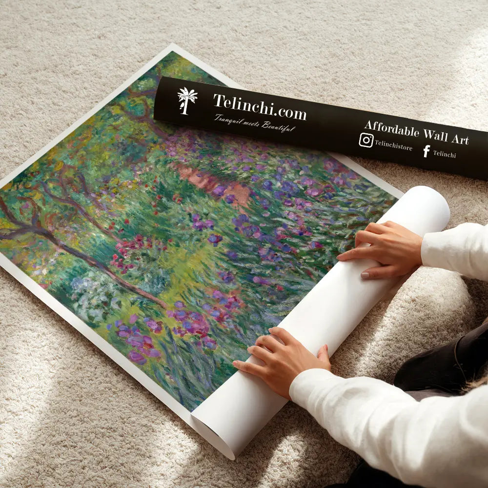 Irises by,  Claude Monet Popular Painting