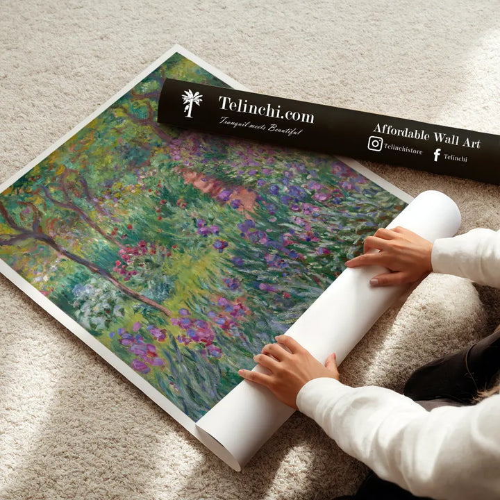 Irises by,  Claude Monet Popular Painting