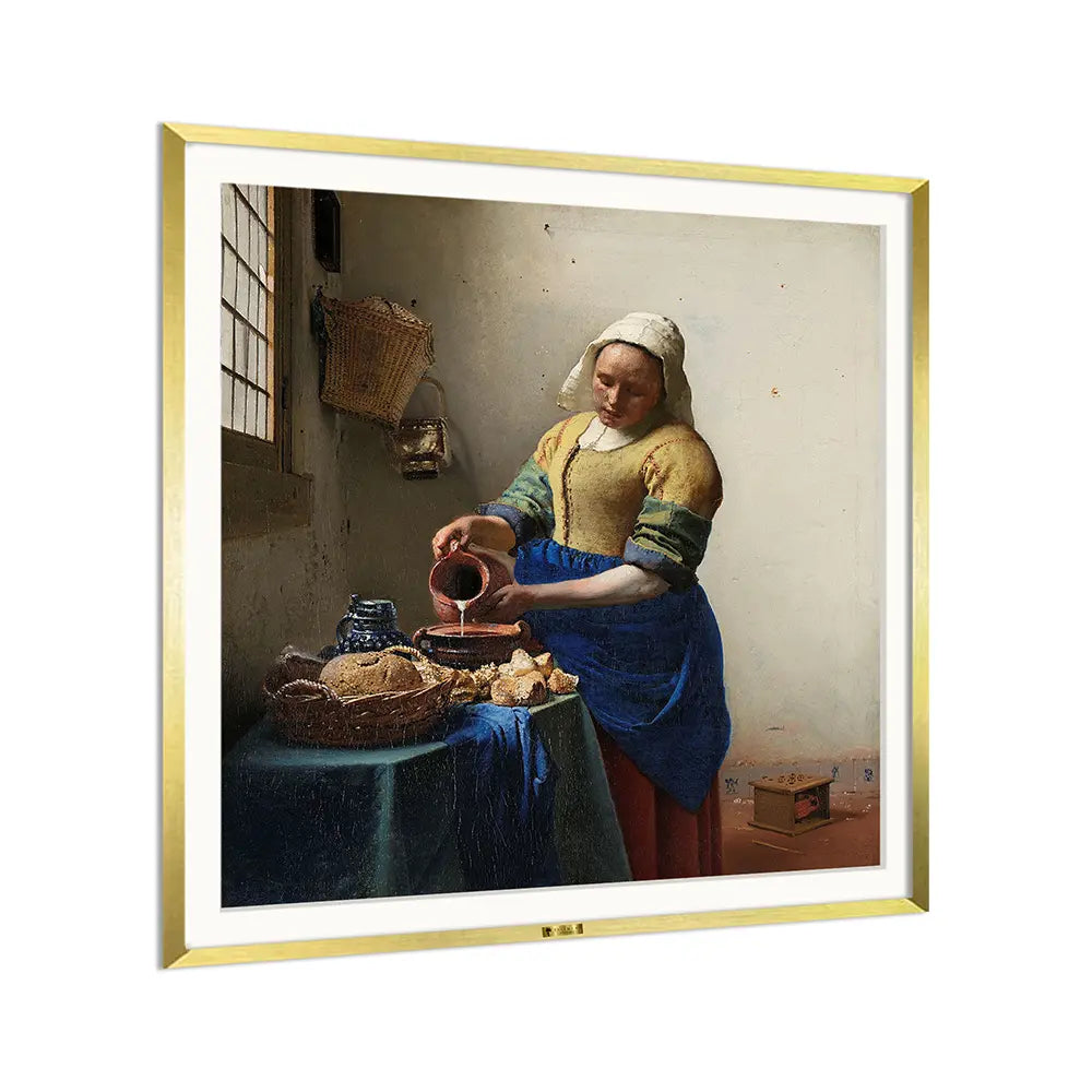 The Milkmaid by Johannes Vermeer