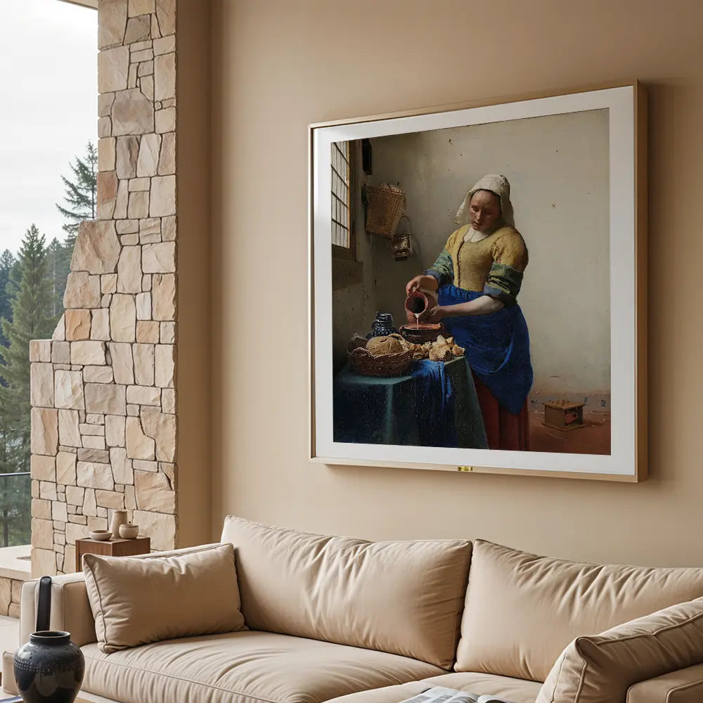 The Milkmaid by Johannes Vermeer